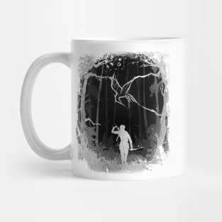 Hunger Games Woods - Black White Mug